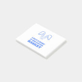 Ik Legde Een Baby In Haar Paasmandje Post-it® Notes (Schuin)