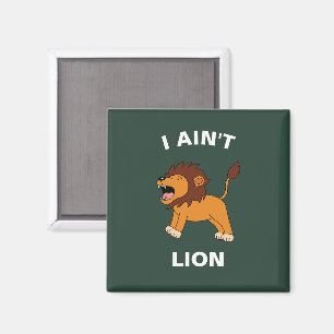 Ik leid geen flauw Oerwoud van wilde dieren. Magneet