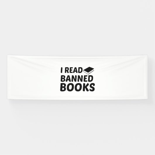 IK LEZEN VERBODEN BOEKEN SPANDOEK (Horizontaal)