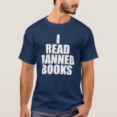 IK LEZEN VERBODEN BOEKEN T-Shirt (Voorkant)