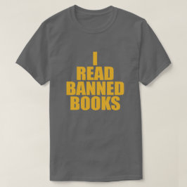IK LEZEN VERBODEN BOEKEN T-SHIRT