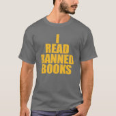 IK LEZEN VERBODEN BOEKEN T-SHIRT (Voorkant)