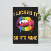 IK LICKTE HET ZODANIG ZIJN MINE KAART (Staand voorkant)