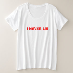 Ik Lie nooit, White Lie Shirt