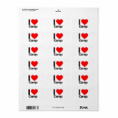 ik-liefdeskamp etiket (Full Sheet)