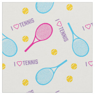 Ik 🎾 💖 liefdestennis op wit stof