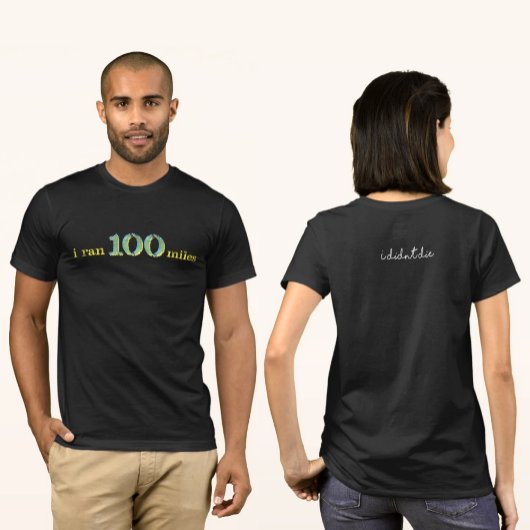 Ik liep 100 mijl Ultramarathon Collectie T-shirt