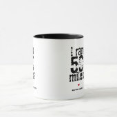 Ik liep 50 mijl Ultramarathon Grappig hardlopen Mok (Midden)