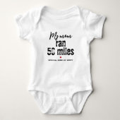 Ik liep 50 mijl Ultramarathon Running Funny Romper (Voorkant)