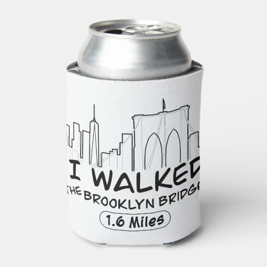 Ik liep de Brooklyn Bridge, 1,6 miljoen Blikjeskoeler (Blikje Voorkant)