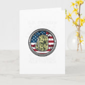 Ik liep de wandeling militaire veteraan pensioen kaart (Gele Bloem)