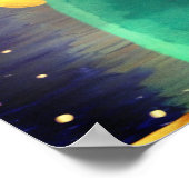 "Ik liep eenzaam af als wolk" Poster (Hoek)