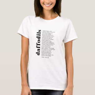 Ik liep eenzaam als Cloud door William Wordsworth T-shirt