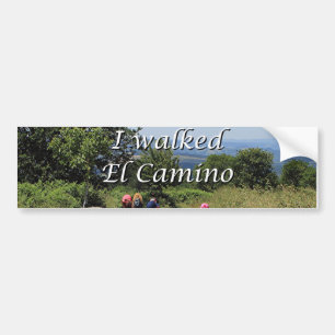 Ik liep El Camino, Spanje (ondertitel) Bumpersticker