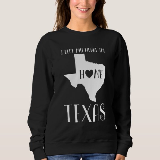 Ik liet mijn hart achter in Texas, VS Trui (Voorkant)