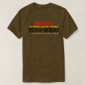 Ik liftgewicht en zie te veel ware criminaliteit G T-shirt (Design voorkant)