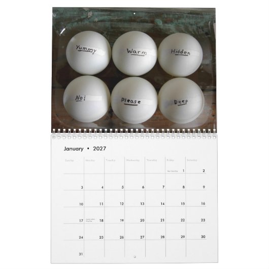 Ik lig in de maisies, 2011 kalender (Jan 2027)