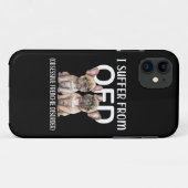 Ik lijd aan OFD obsessieve franchie stoornis honde Case-Mate iPhone Case (Achterkant (horizontaal))