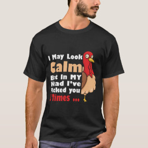Ik Lijk Kalm Maar In Mijn Hoofd Heb Ik Gepikt T-S T-shirt