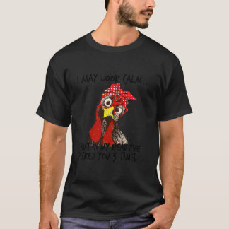 Ik Lijk Kalm Maar In Mijn Hoofd Heb Ik Je 3 Keer G T-shirt