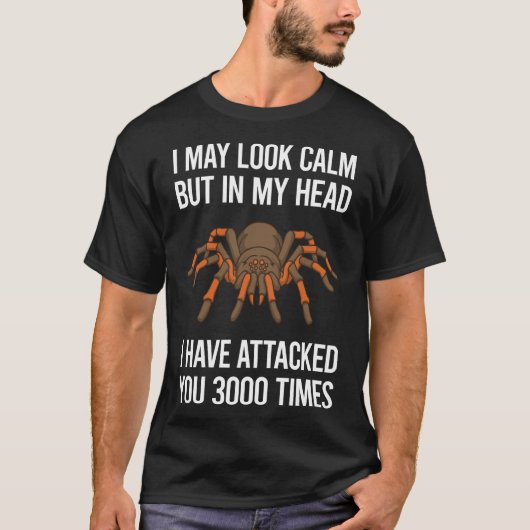 Ik Lijk Kalm Tarantula 01 T-shirt (Voorkant)