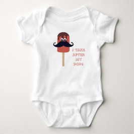 Ik lijk op mijn Paps Grappige spreuk Popsicle Sina Romper