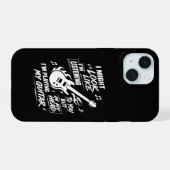 Ik Lijk Wel Te Luisteren Gitaar iPhone 15 Case (Achterkant horizontaal)