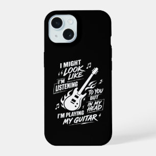 Ik Lijk Wel Te Luisteren Gitaar iPhone 15 Case