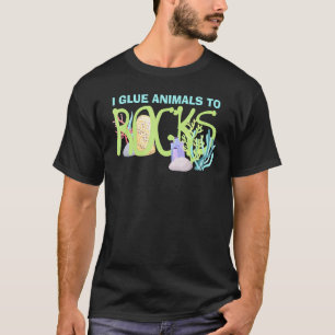 Ik Lijm Dieren Aan Rotspartijen Aquarium Aquarist  T-shirt