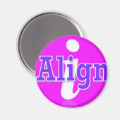 Ik lijn magneet uit (Voorkant / Achterkant)