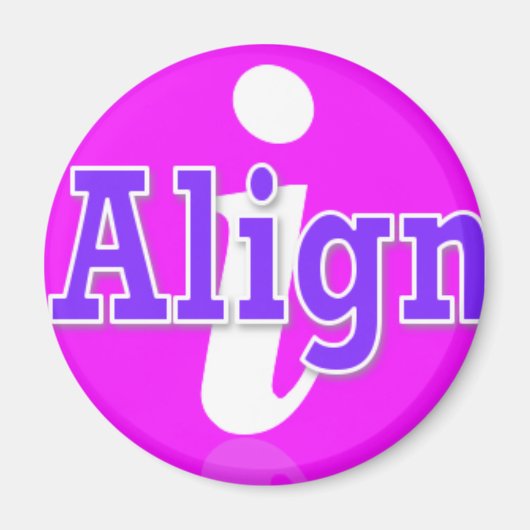 Ik lijn magneet uit (Voorkant)