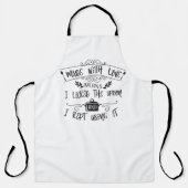 Ik likte de lepel schort (Voorkant)