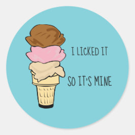 Ik likte het stickers