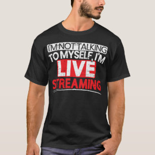 IK Livestream Online Streaming Gaming Kanaal T-shirt