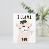 Ik Llama jij Briefkaart (Staand voorkant)