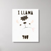 Ik Llama jij Canvas Afdruk (Voorkant)
