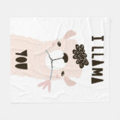 Ik Llama jij Fleece Deken (Voorkant (Horizontaal))