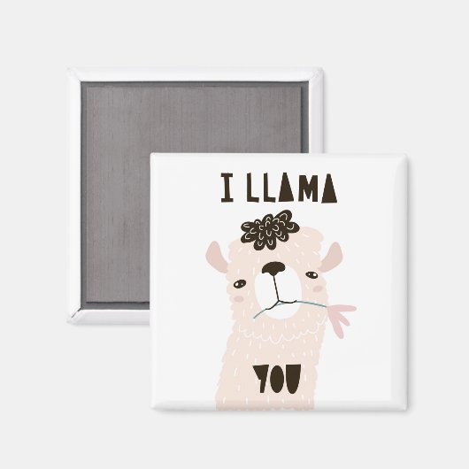 Ik Llama jij Magneet (Voorkant / Achterkant)