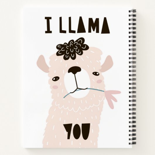 Ik Llama jij Notitieboek (Achterkant)