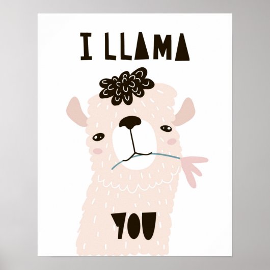 Ik Llama jij Poster (Voorkant)