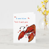 Ik Lobster. Kaart (Gele Bloem)