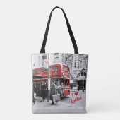 Ik ❤ London Canvas tas (Achterkant)