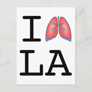 Ik long L.A. (Los Angeles Smogg grap) Briefkaart