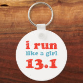ik loop als een meisje 13.1 sleutelhanger (Voorkant)