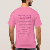 Ik loop Dallas Fort Worth 2 T-shirt (Achterkant)