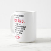 Ik loop door het vuur voor jou man, koffiemok (Voorkant links)
