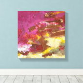 Ik loop er doorheen canvas afdruk (Insitu (Houten vloer))