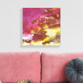 Ik loop er doorheen canvas afdruk (Insitu (Woonkamer))