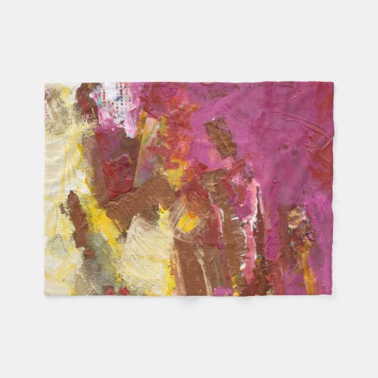 Ik loop er doorheen fleece deken (Voorkant (Horizontaal))