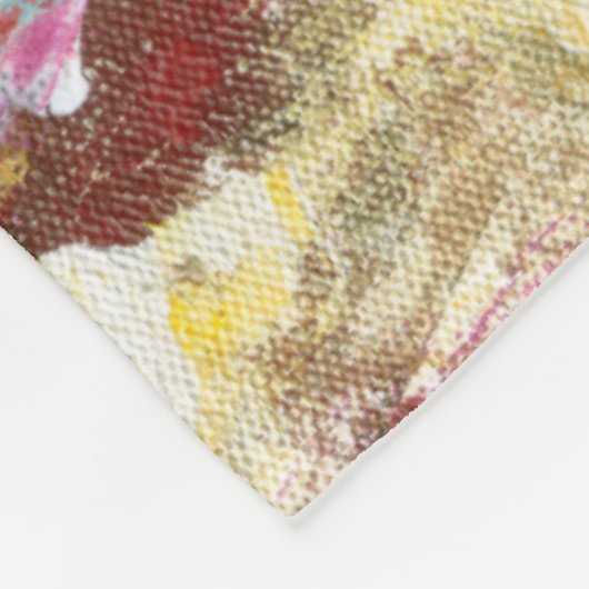 Ik loop er doorheen fleece deken (Hoek)